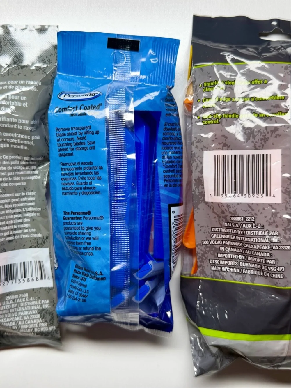 Disposable‎ Razors Lot – 29 Razors (3 Bags) – NEW & Sealed